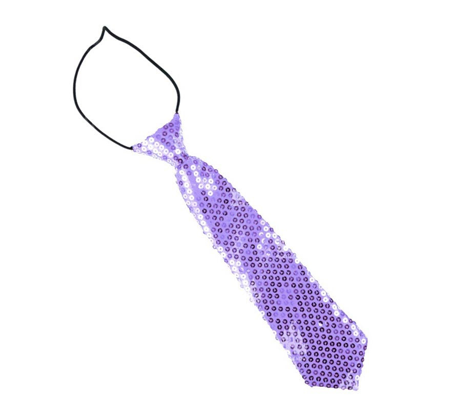Translation missing: fr.Corbata con lentejuelas infantil de 30 cm en varios colores