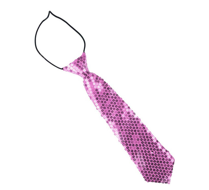 Translation missing: fr.Corbata con lentejuelas infantil de 30 cm en varios colores