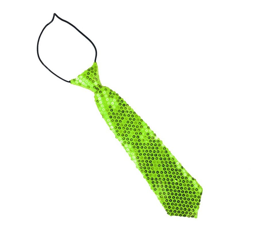 Translation missing: fr.Corbata con lentejuelas infantil de 30 cm en varios colores