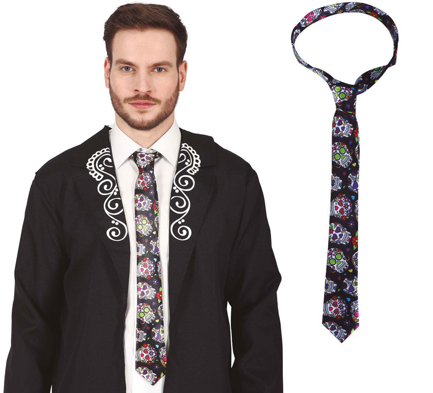 Translation missing: fr.Corbata Gruesa con Calaveras Mexicanas