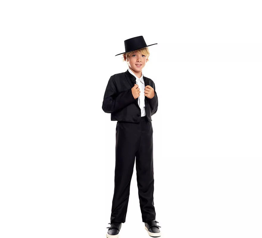 Translation missing: fr.Cordobés Negro Elegante para niño