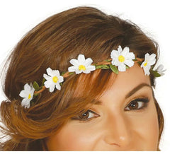 Guirlande de fleurs blanches