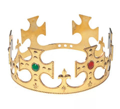 Couronne du roi avec des croix de différentes couleurs