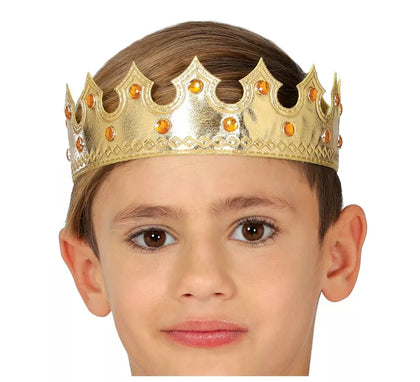 Corona de Rey Dorada Infantil