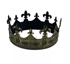 Couronne de roi médiévale sombre
