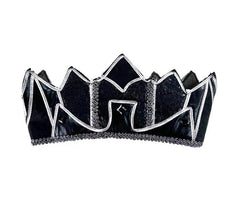 Couronne de roi en tissu noir