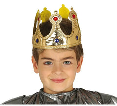 Couronne en Tissu Dorée