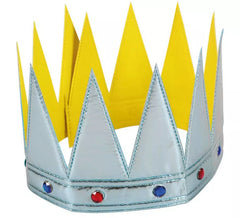 Couronne dorée pour enfants 56x12,5 cm