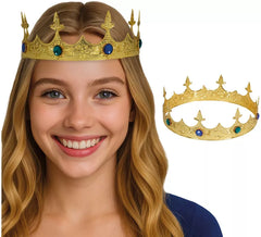 Couronne médiévale en métal pour adultes