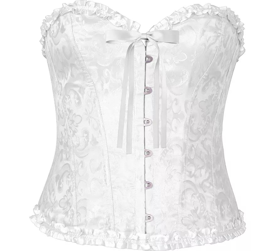 Translation missing: fr.Corset blanco con Lazo para mujer