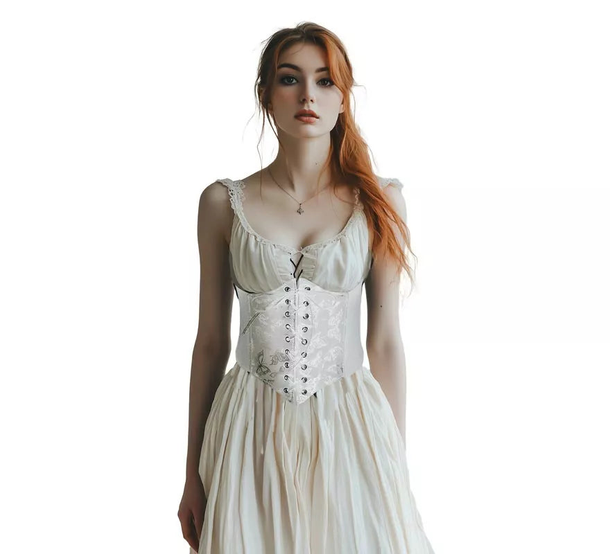 Translation missing: fr.Corset blanco para mujer