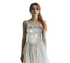 Corset blanc pour femme