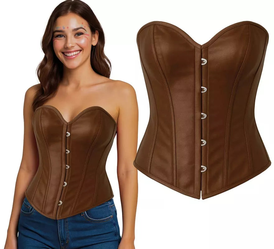 Translation missing: fr.Corset marrón para mujer