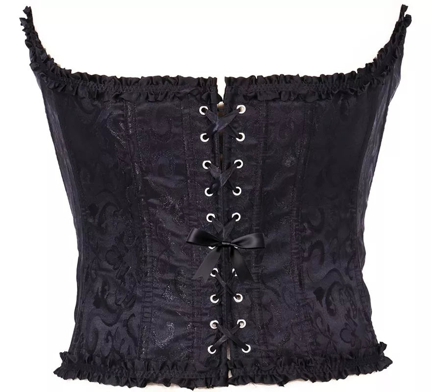 Translation missing: fr.Corset negro con Lazo para mujer