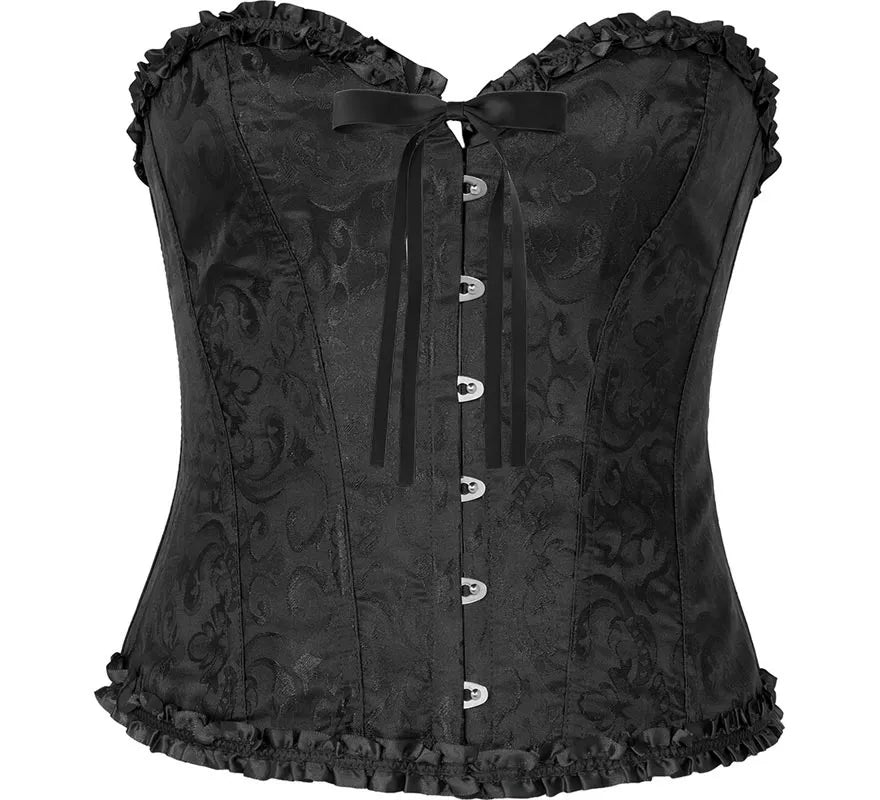 Translation missing: fr.Corset negro con Lazo para mujer