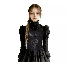Corset noir pour femme