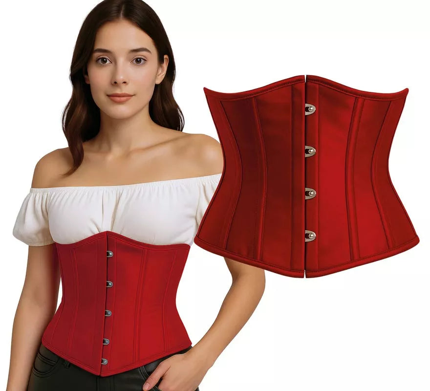 Corset Pirata rojo para mujer