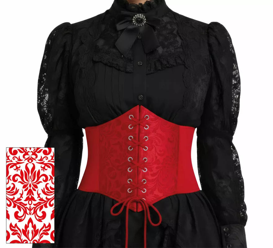 Translation missing: fr.Corset rojo Brillante para mujer