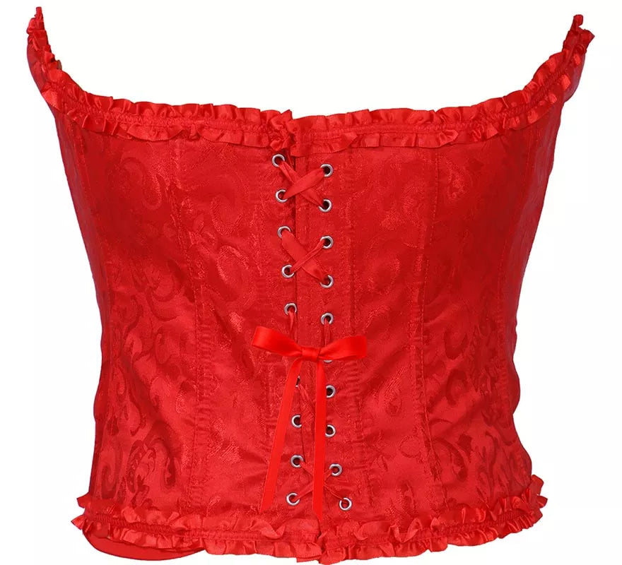 Translation missing: fr.Corset rojo con Lazo para mujer