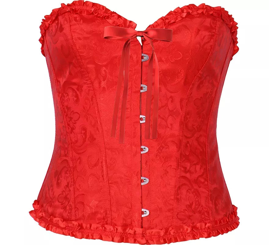 Translation missing: fr.Corset rojo con Lazo para mujer