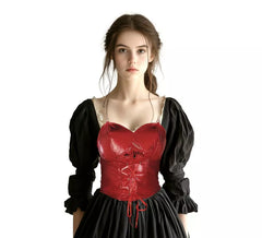 Corset rouge pour femme
