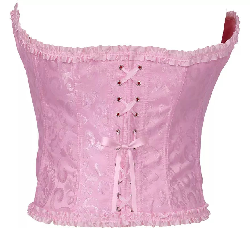 Translation missing: fr.Corset rosa con Lazo para mujer