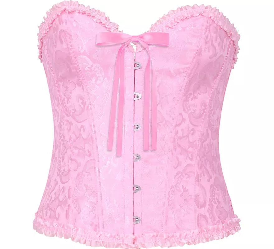 Translation missing: fr.Corset rosa con Lazo para mujer