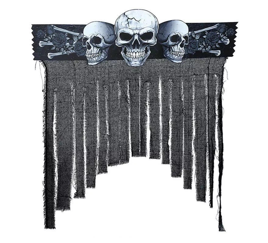 Translation missing: fr.Cortina Calaveras Tenebrosas de 90x30 cm