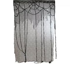 Rideau avec toile d'araignées 160x200 cm