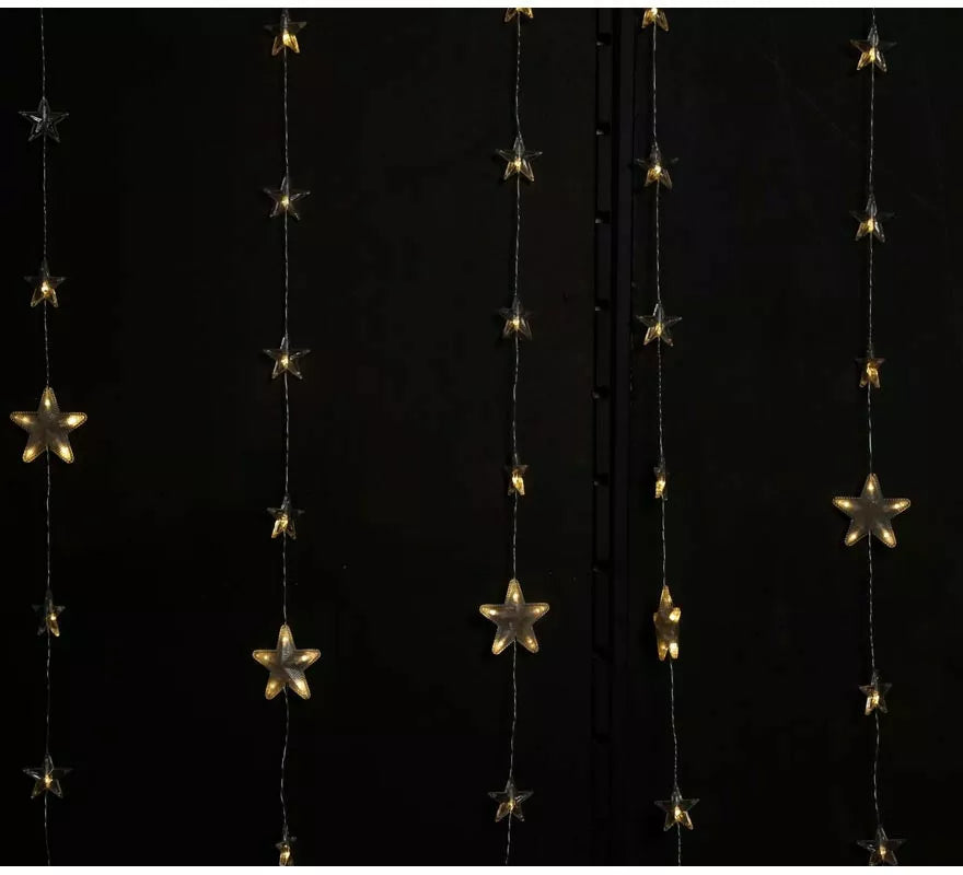 Translation missing: fr.Cortina de 18 Estrellas cálido con 144 Led