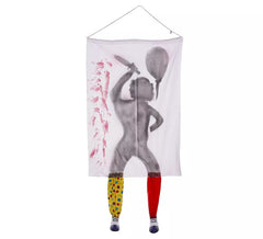 Rideau de Clown Terrifiant de 100x28x185 cm