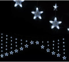 Rideau Etoiles 136 Led Blanc 150 x