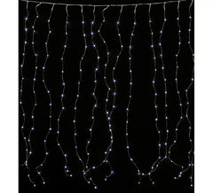 300 Led rideau fil blanc