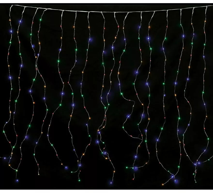 Translation missing: fr.Cortina Hilo de 300 Led multicolor