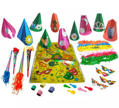 Articles de fête métalliques populaires pour le réveillon du Nouvel An dans un sac métallique. Sac +