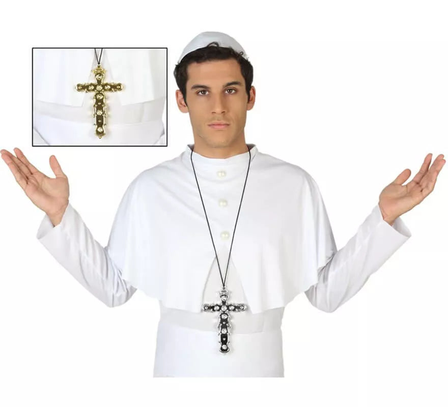 Translation missing: fr.Cruz de Sacerdote en 2 colores surtidos 15X24 cm