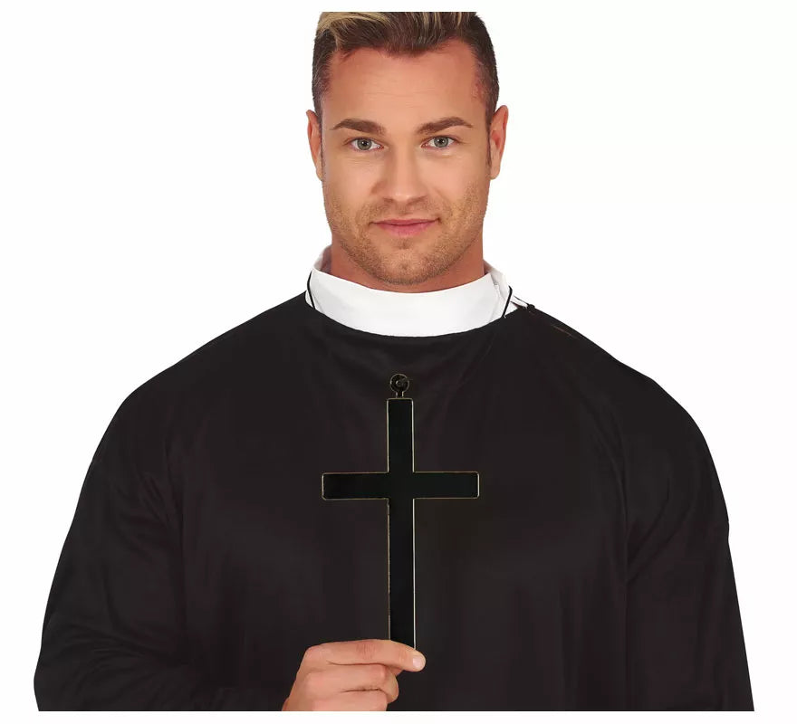 Translation missing: fr.Cruz Negra de Sacerdote de 22 cm