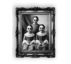 Tableau adhésif Horror Girls 58x45 cm