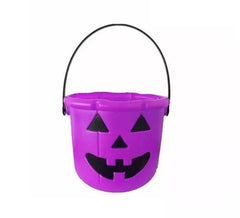 Seau citrouille d'Halloween de 20 cm en différentes couleurs