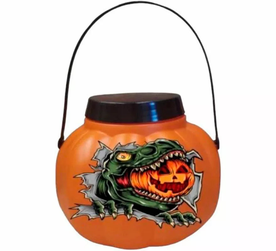Translation missing: fr.Cubo de Calabaza Dinosaurio con Tapa para Caramelos