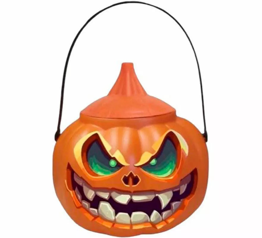 Translation missing: fr.Cubo de Calabaza Espantosa con Tapa para Caramelos