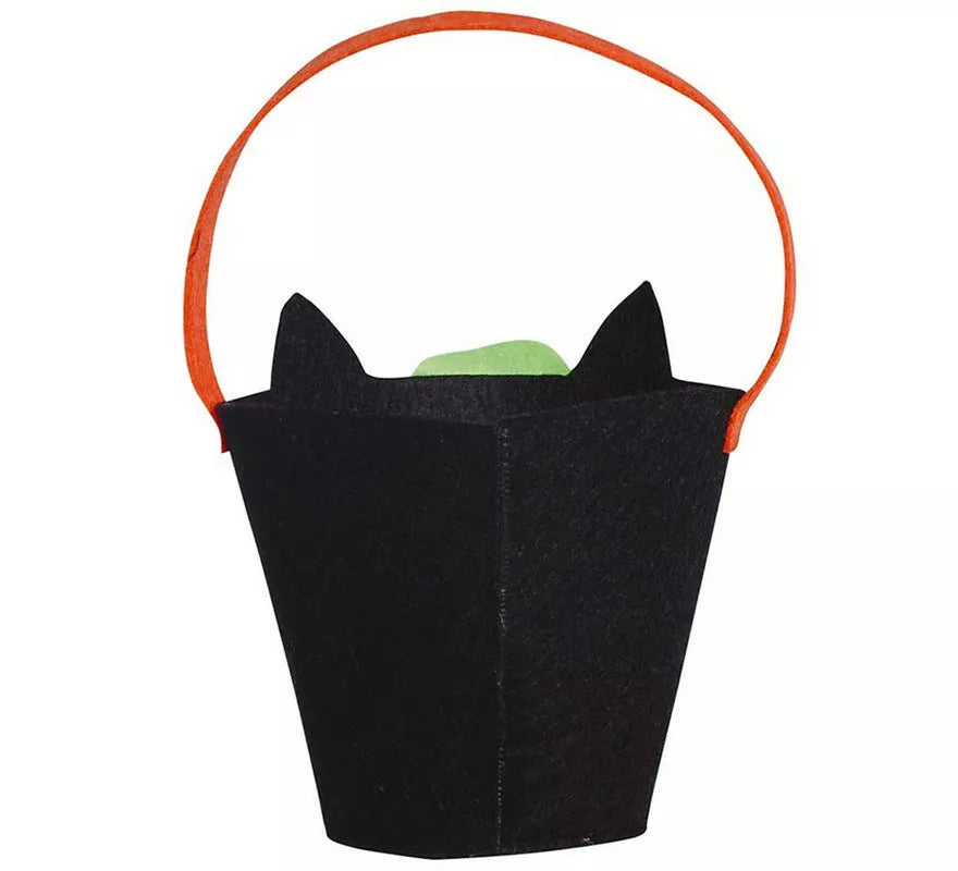 Translation missing: fr.Cubo Gato Negro de Fieltro de 20 cm