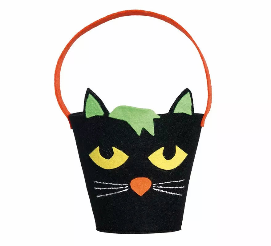 Translation missing: fr.Cubo Gato Negro de Fieltro de 20 cm