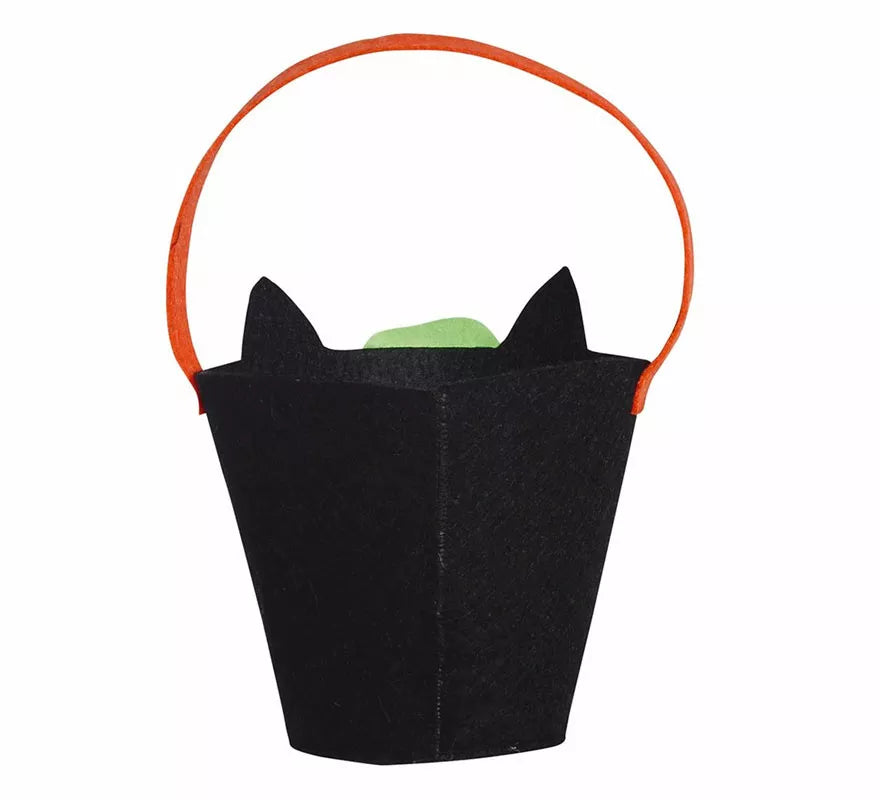 Translation missing: fr.Cubo Gato Negro de Fieltro de 20 cm