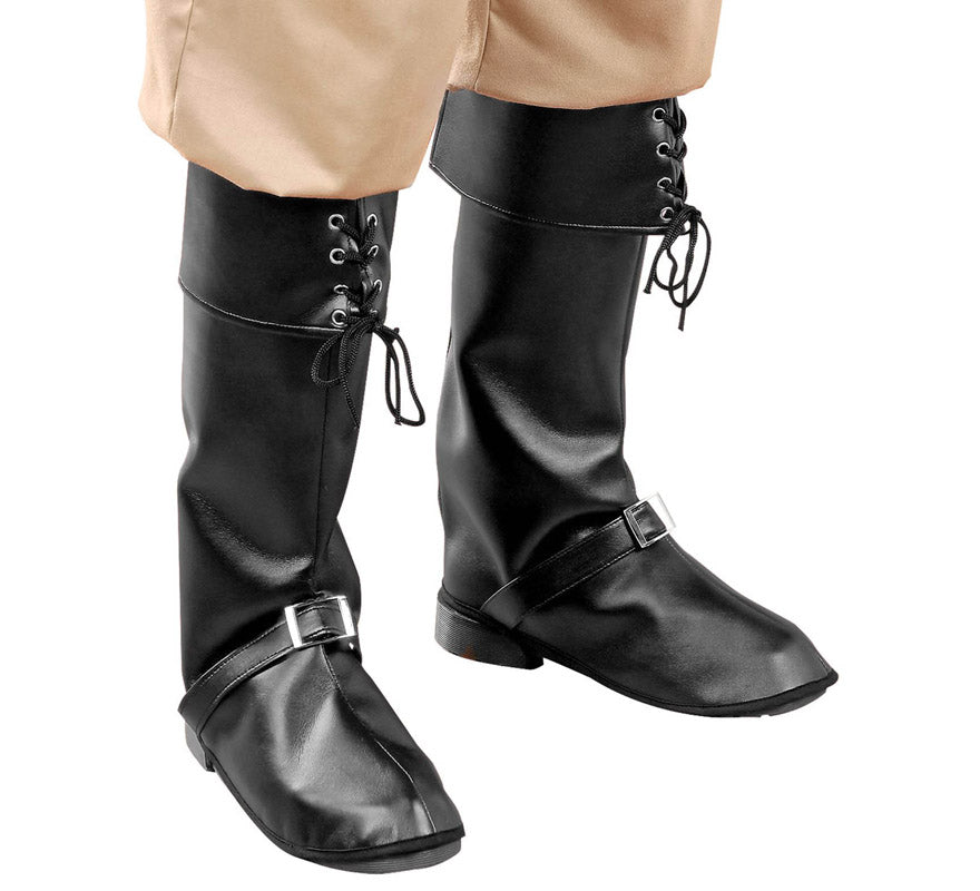 Translation missing: fr.Cubre Botas con Hebillas Símil Piel en 2 Colores Surtidos