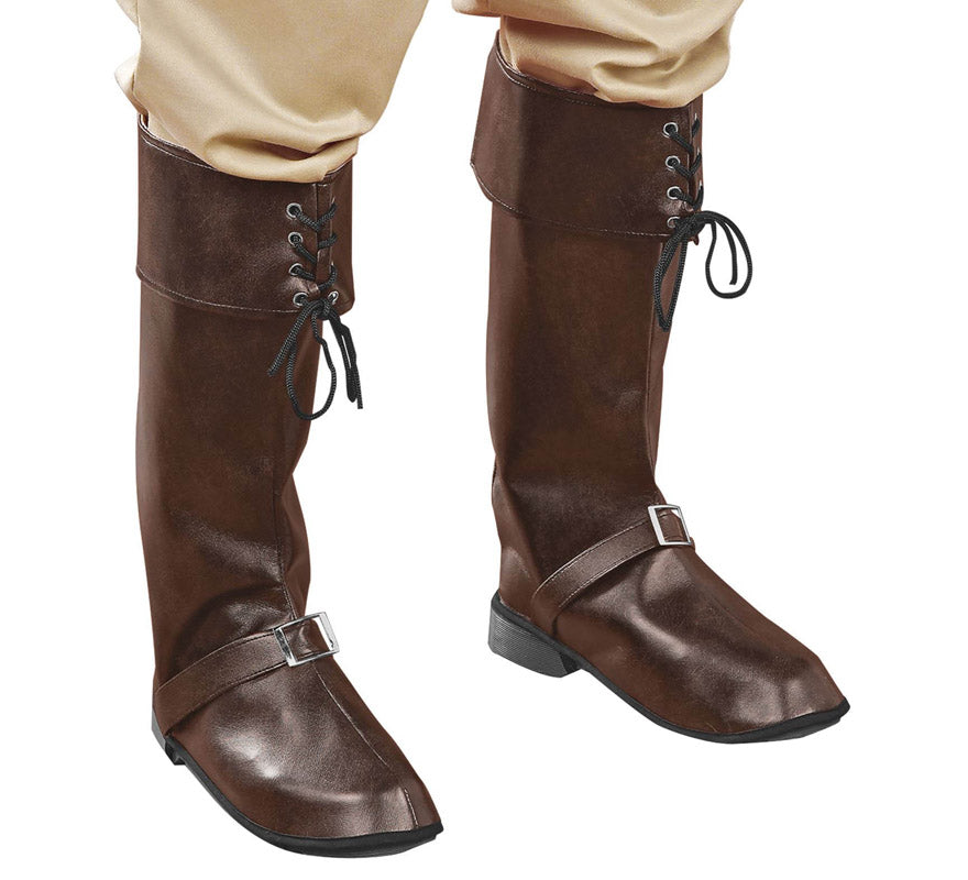 Translation missing: fr.Cubre Botas con Hebillas Símil Piel en 2 Colores Surtidos