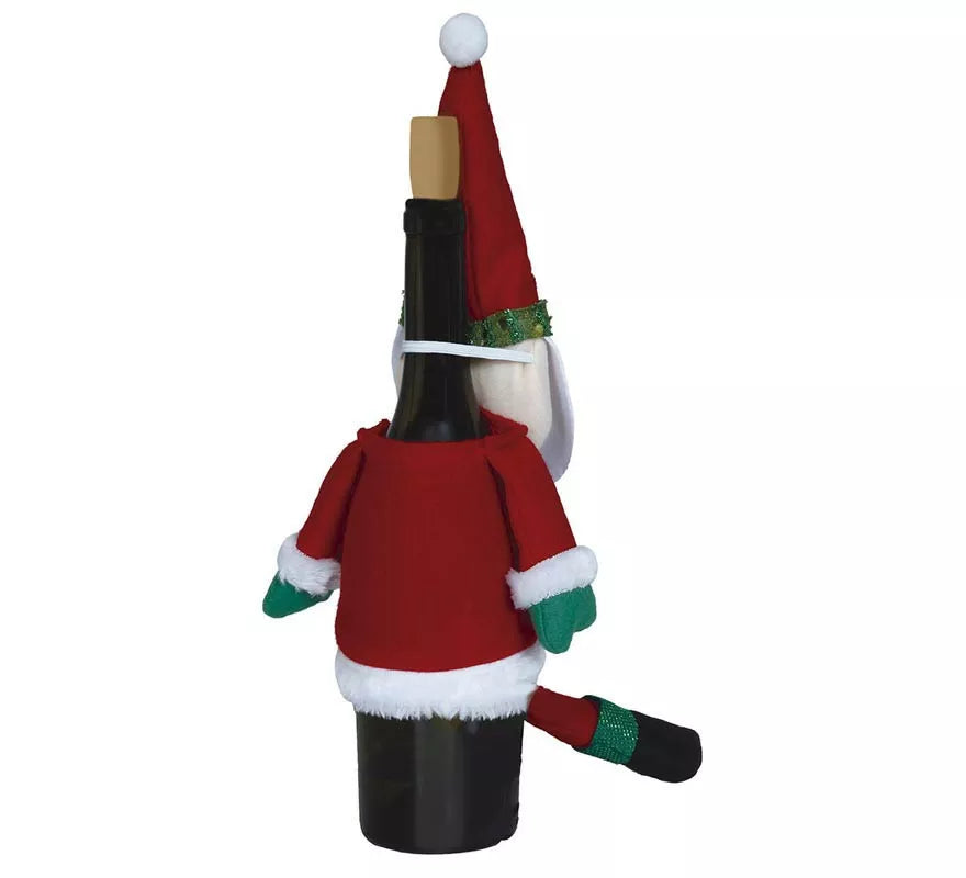 Translation missing: fr.Cubre Botellas de Papá Noel sentado de 45 cm