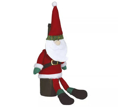 Cache bouteille Père Noël assis 45 cm