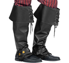 Couvre-bottes médiévaux en similicuir de différentes couleurs