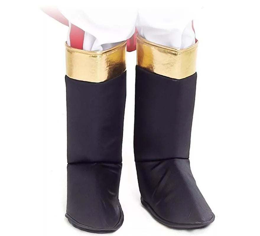 Translation missing: fr.Cubrebotas negras con ribete dorado Infantil